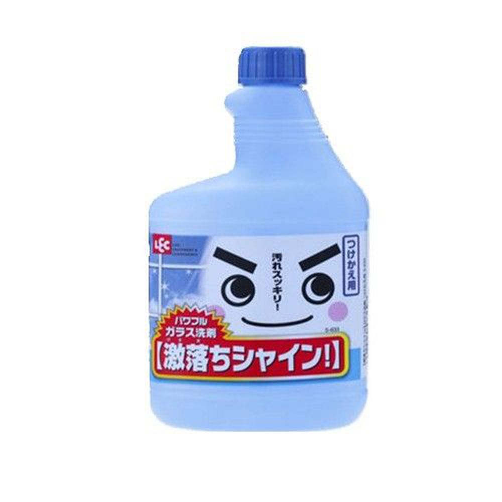 日本 LEC - 激落清潔劑- 玻璃用-補充瓶 520ml