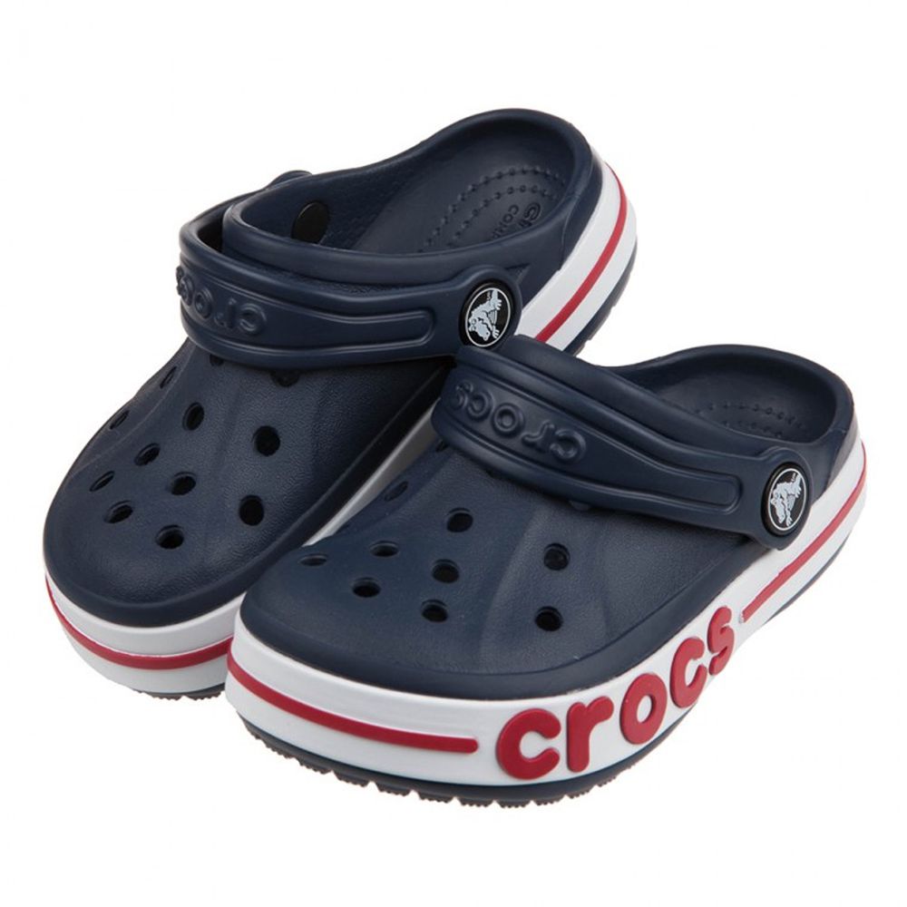 Crocs - 卡駱馳Baya貝雅卡深藍色兒童布希鞋
