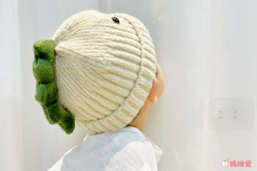 立體恐龍毛帽-深藍色 (47-50CM(建議2歲-3歲))