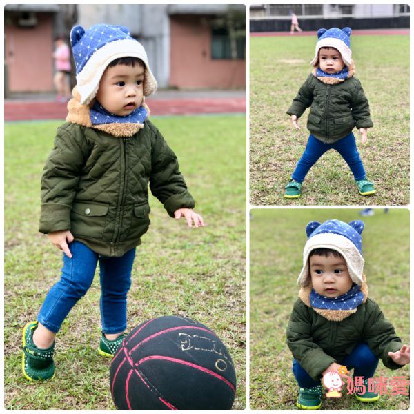 日本 Connect M - 日本製可愛冬帽-小童款-熊耳漁夫帽_紅藍格子-74-2006