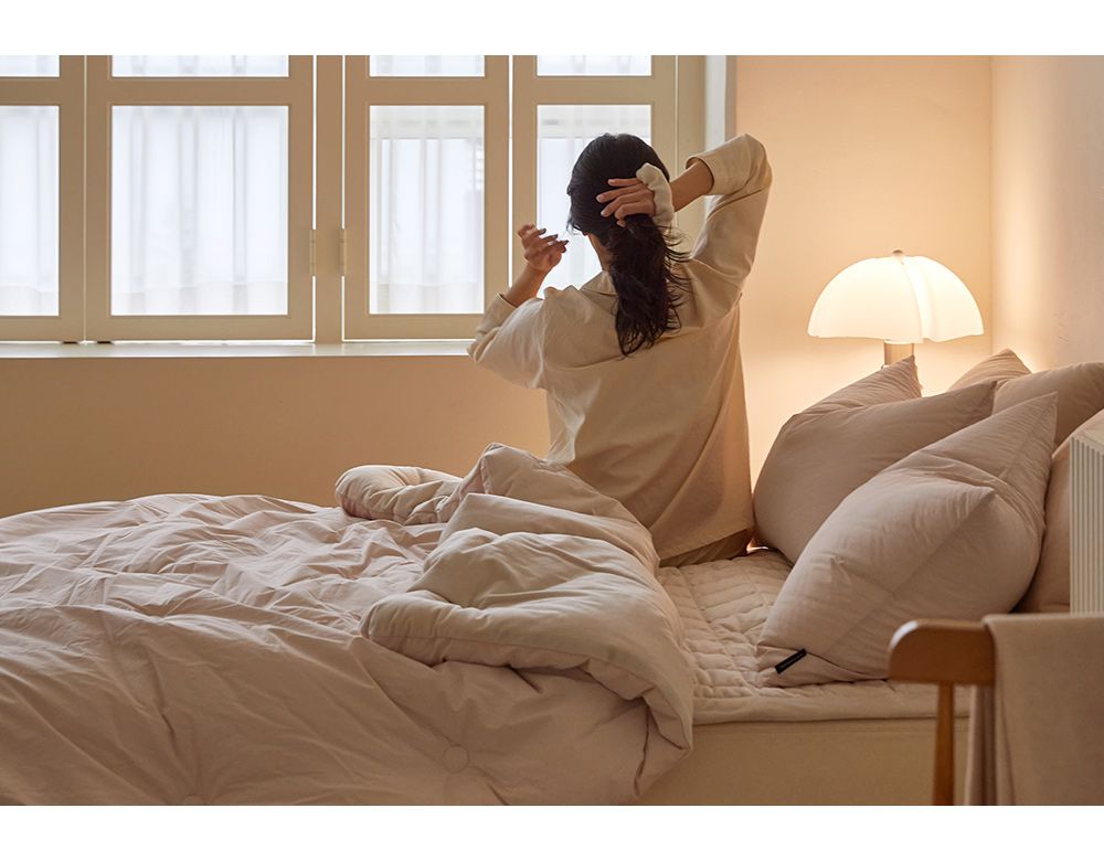 韓國 Maatila - 高密度60支棉舒柔超細纖維棉被(冬被)-草莓拿鐵