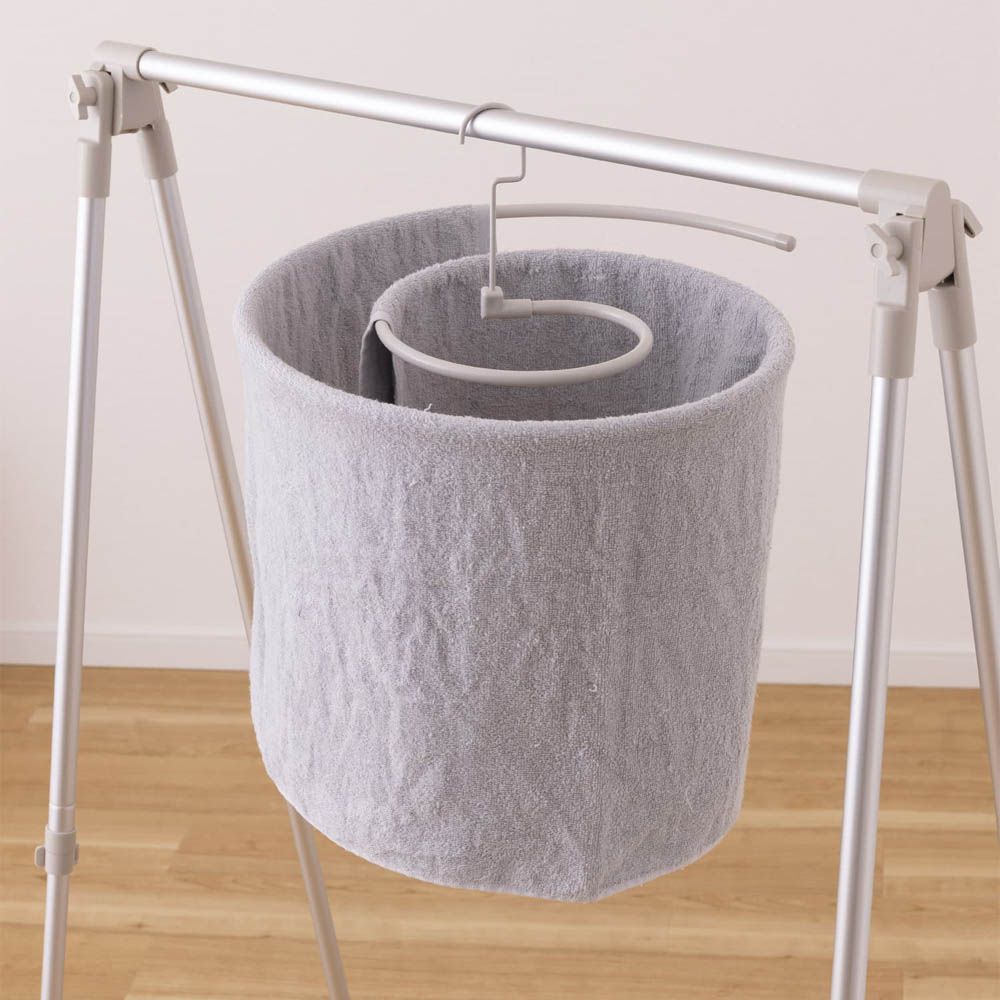 可折疊螺旋狀大物件晾衣架