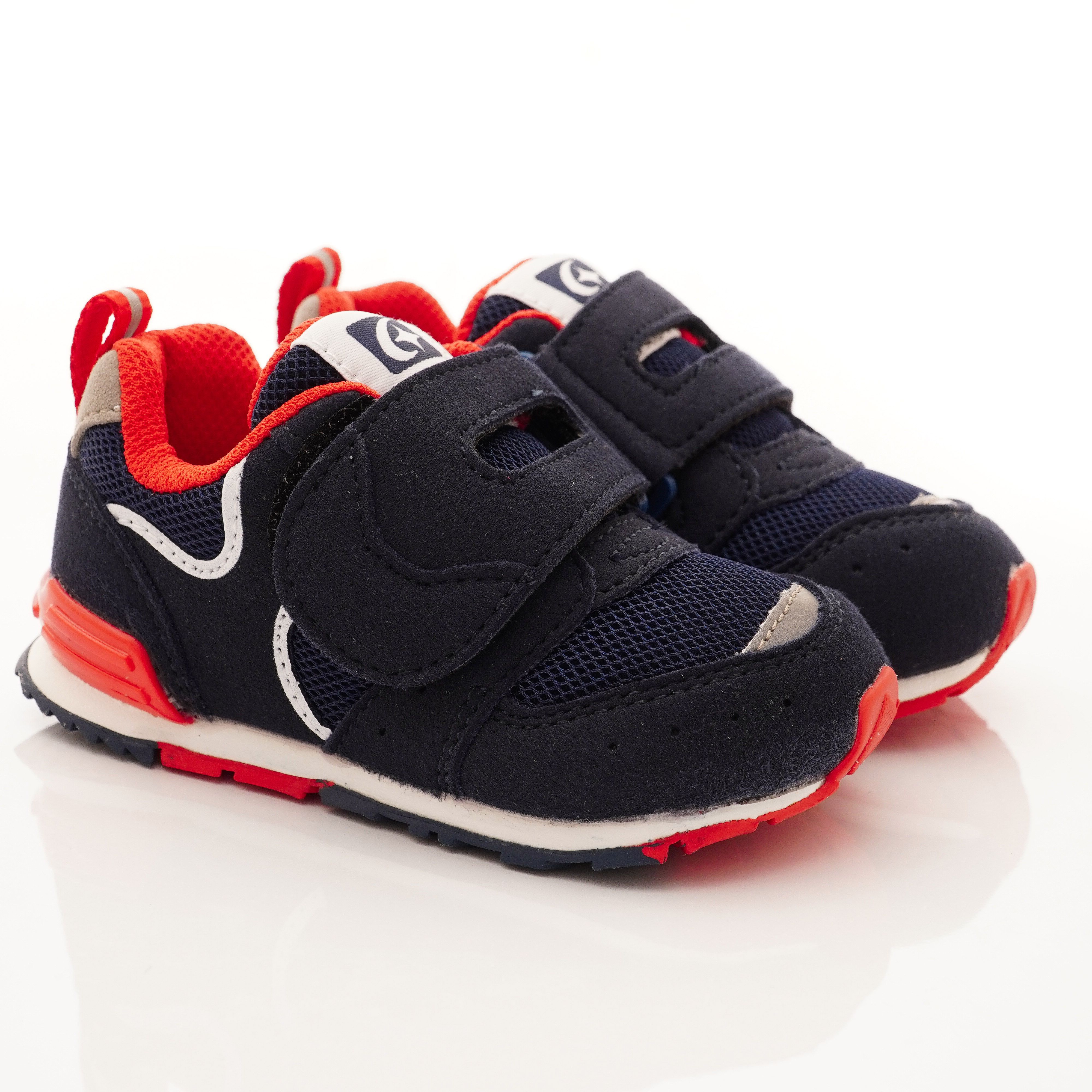 Moonstar日本月星 - 機能童鞋-HI系列2E學步鞋(寶寶段)-深藍/紅