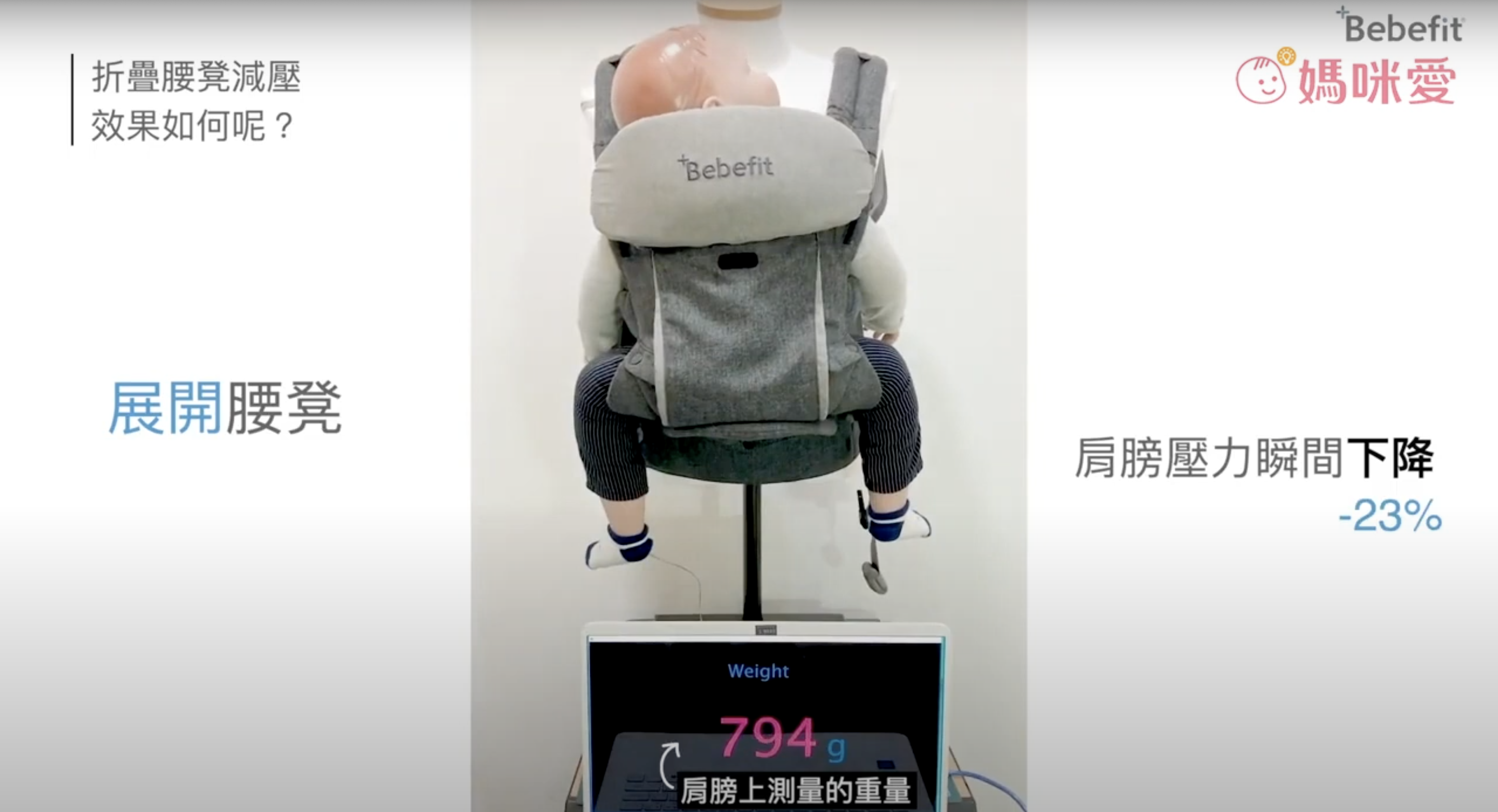 一秒減輕揹娃壓力【韓國 Bebefit】S7旗艦款新登場！