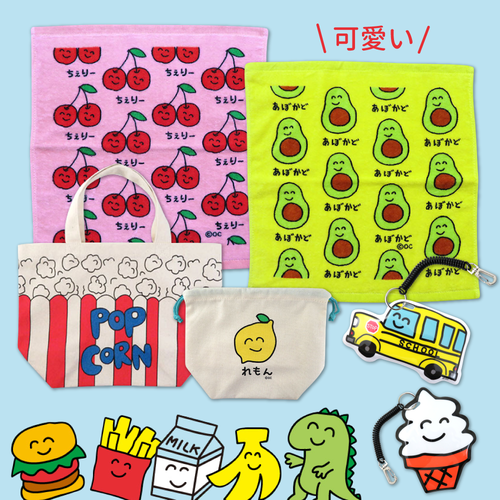 【新款加入】日本超萌童趣插畫 ✦ 悠遊卡套/ 防水包/ 購物袋/ 手帕