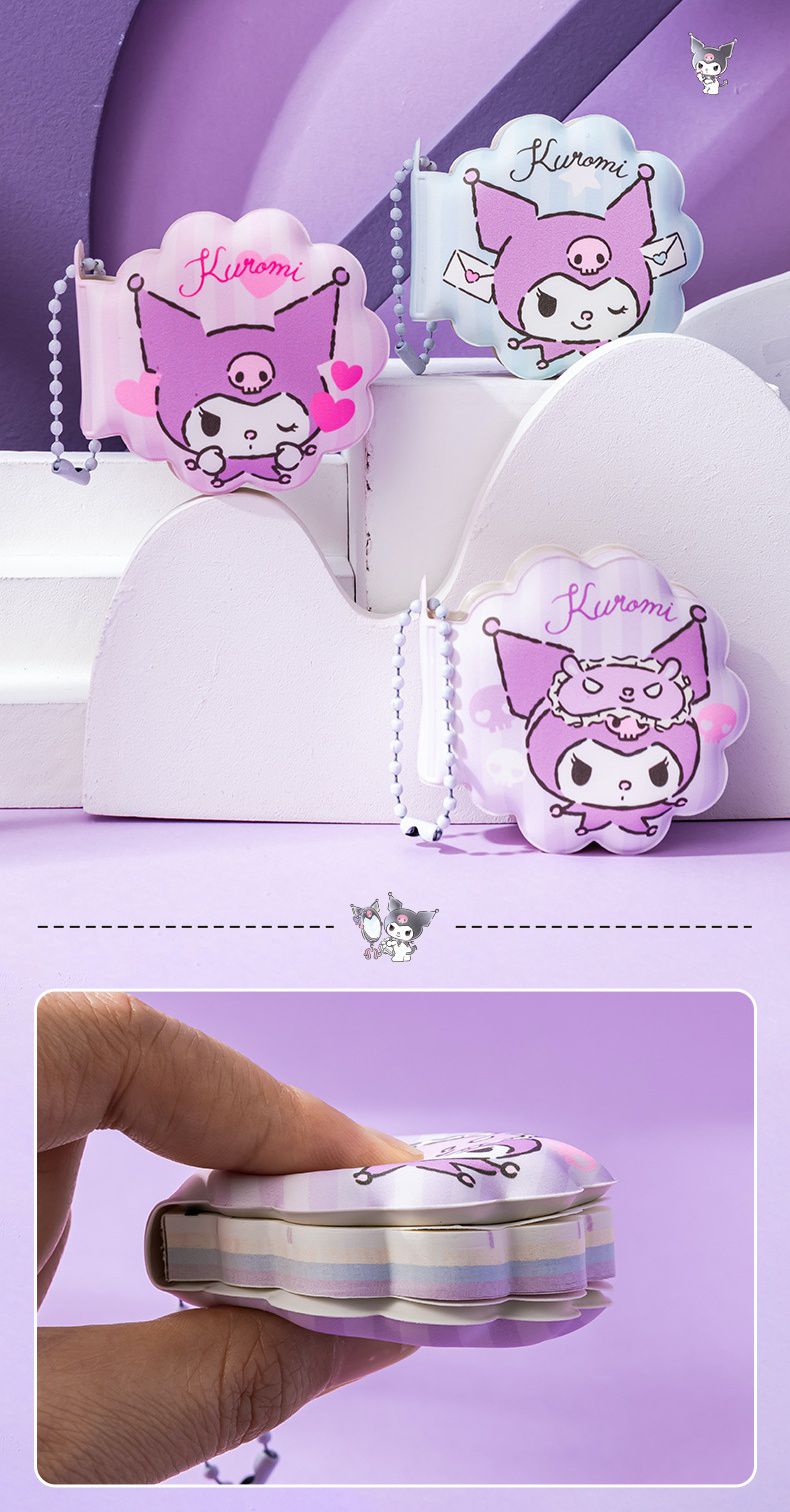 卡通減壓口袋筆記本-卡通人物美樂蒂 (5.3x5cm)-款式隨機