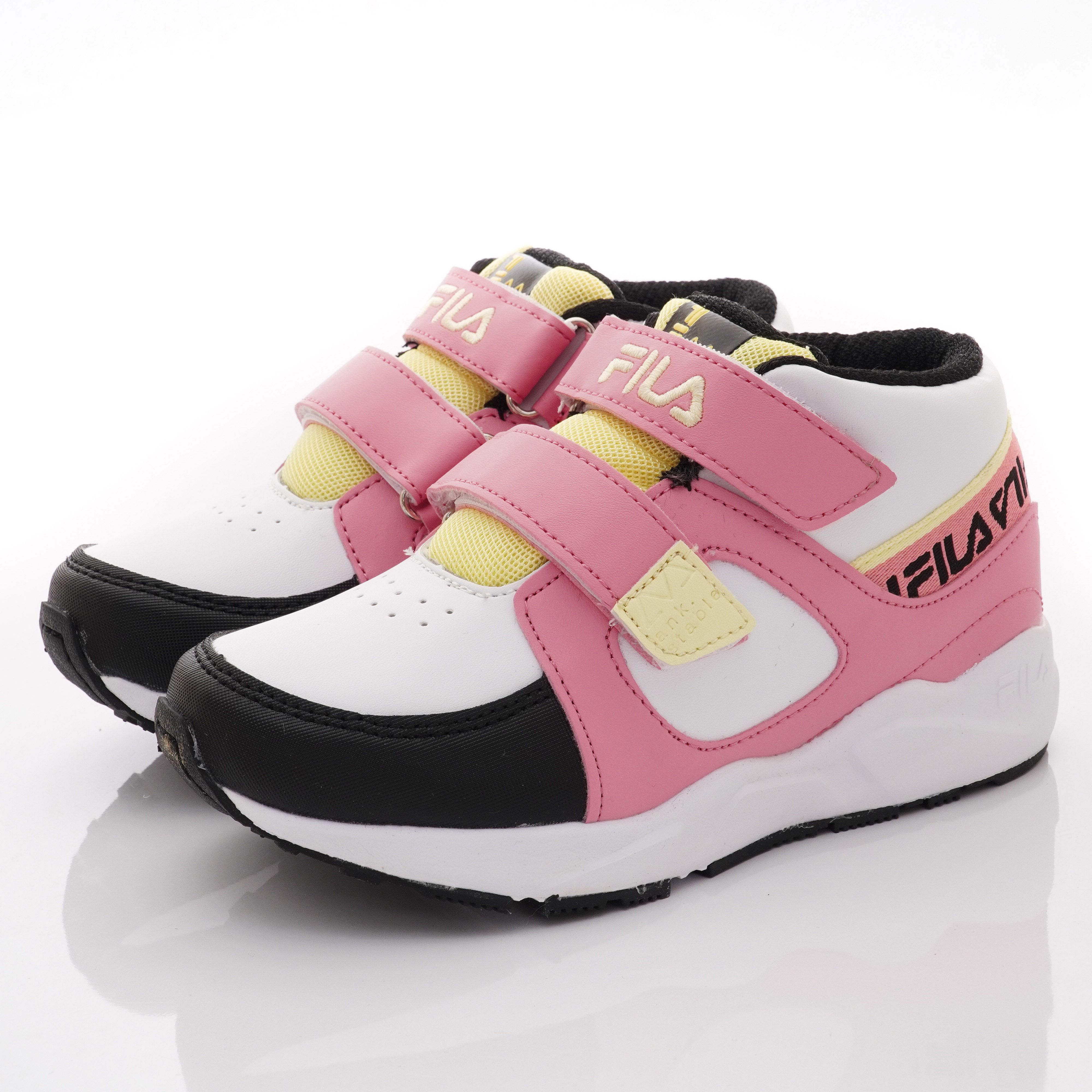 FILA - 全方位穩定機能鞋款(中小童段)-運動鞋-桃黃