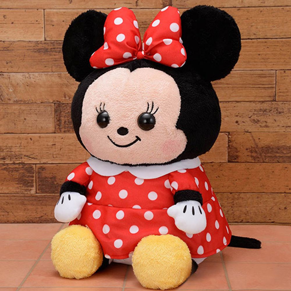 Disney Press - 【SEGA】日版 Disney迪士尼 景品 米老鼠 坐姿米妮 絨毛娃娃