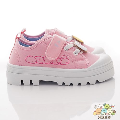 角落生物 - 卡通帆布款童鞋(中小童段)-休閒鞋-粉色