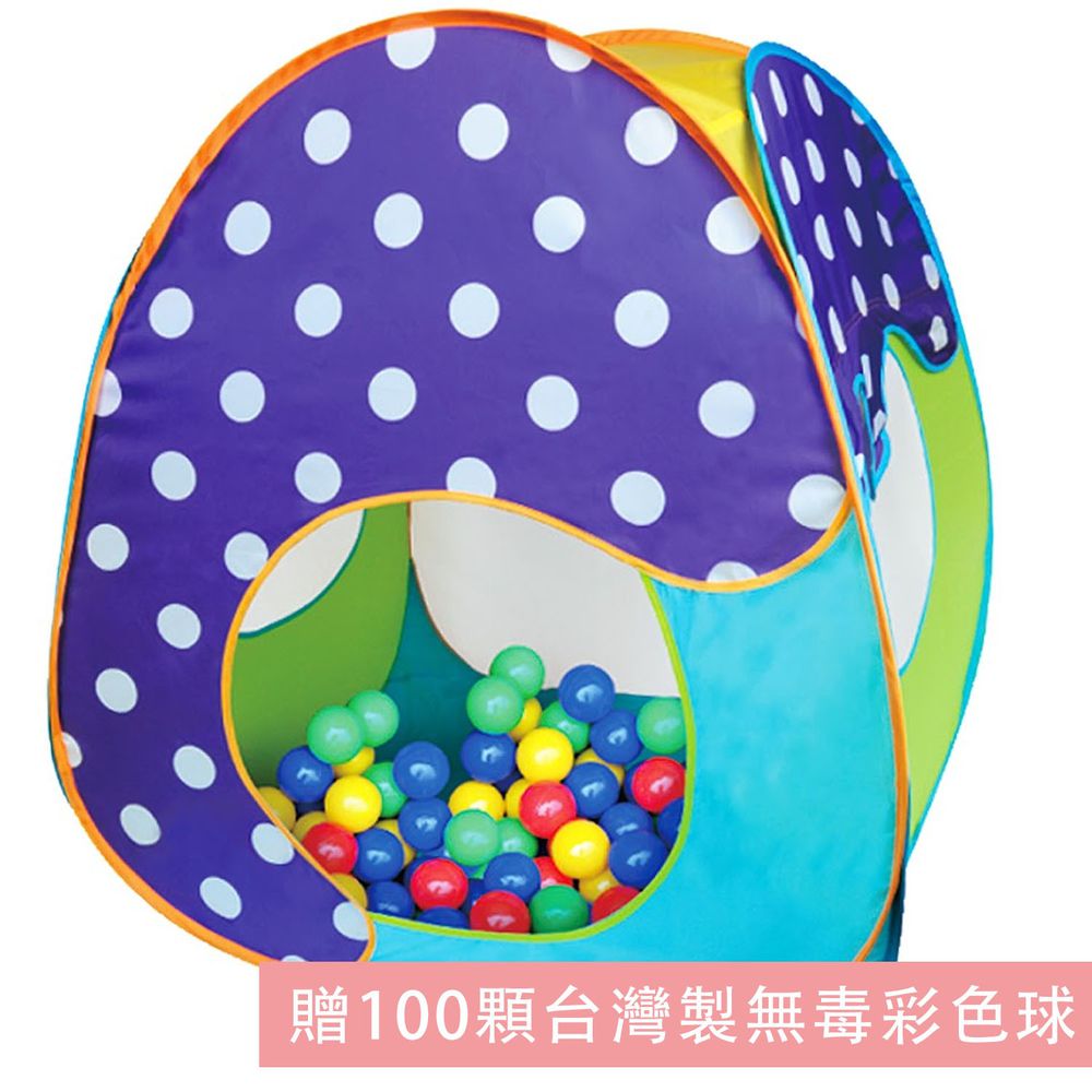親親 Ching Ching - 蘑菇造型帳篷球屋 CBH-33 (紫色) (贈100顆台灣製無毒彩色球)