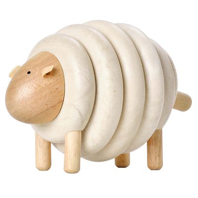 泰國 Plantoys - 圓圓小羊色彩配對組