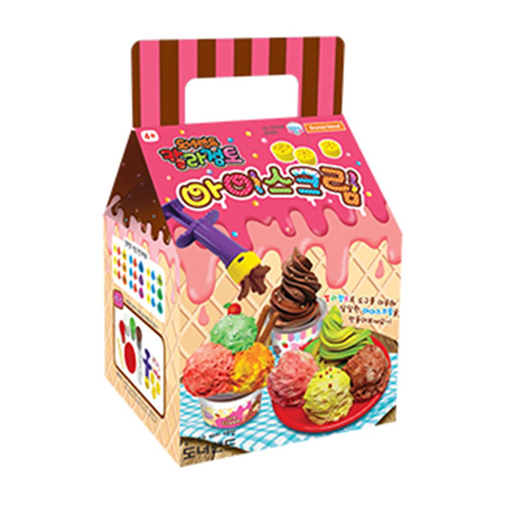 韓國 Donerland - 彩色黏土-冰淇淋遊戲組