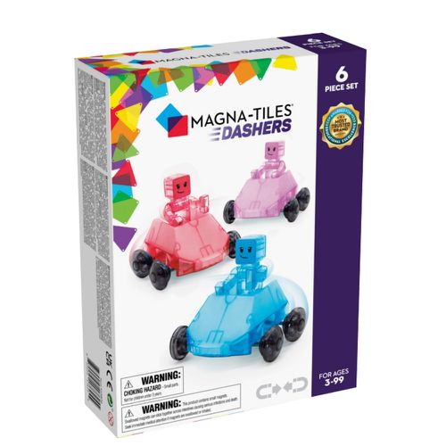Magna-Tiles® - 磁力積木-魔幻磁力奔馳系列-魔幻小飛車6件組