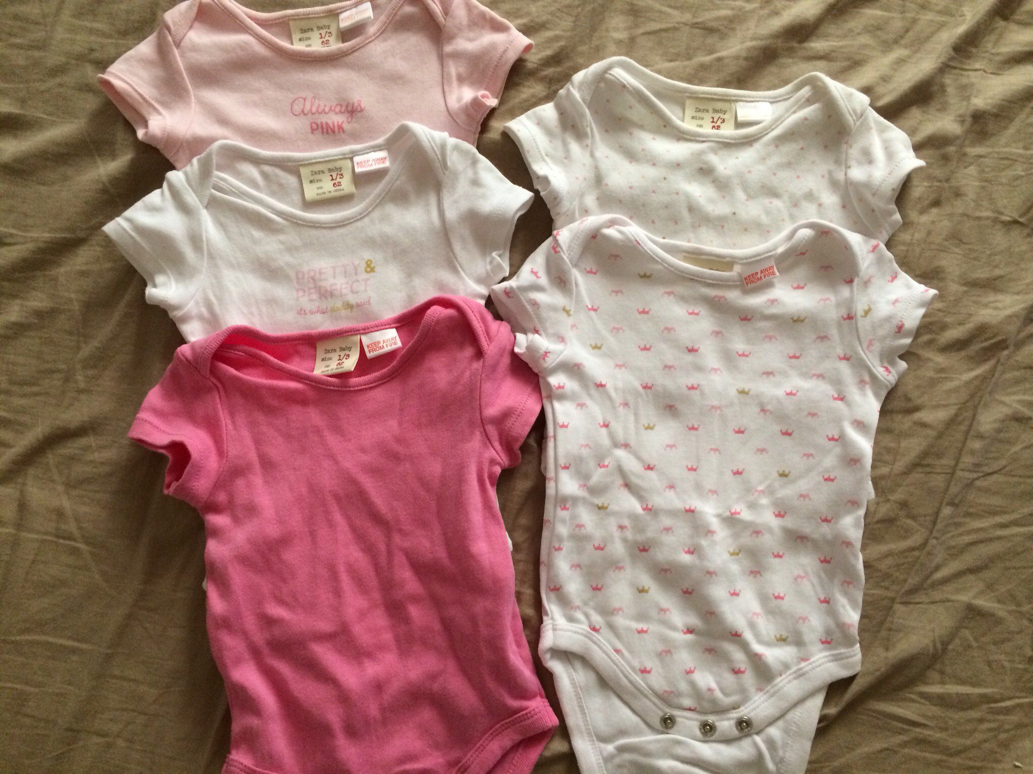 售ZARA 0m-3m包屁衣