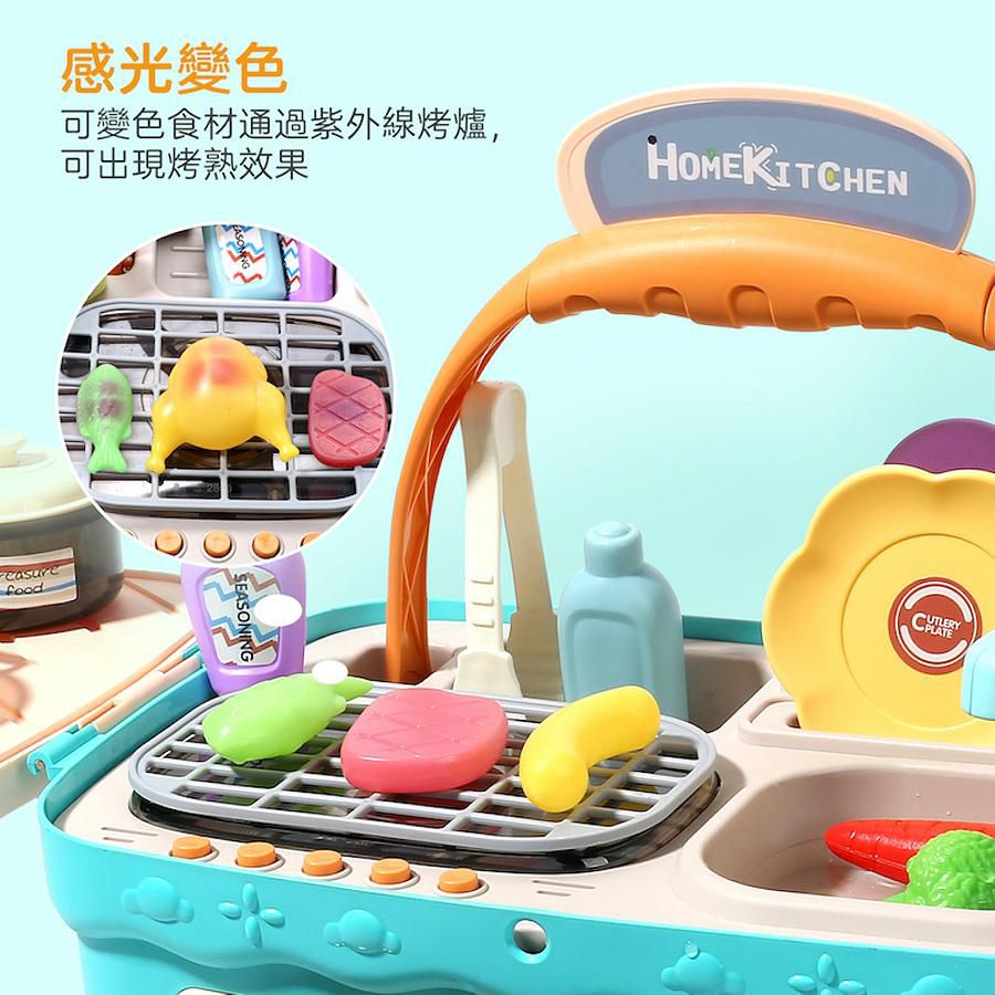 CuteStone - 兒童野餐提籃與烤肉玩具26件組