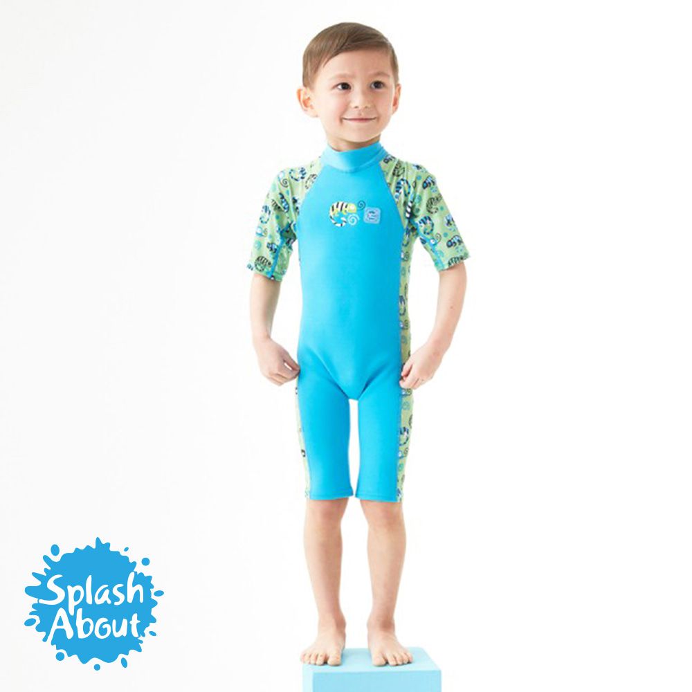 Splash About 潑寶 - UV Combie 兒童防寒泳裝-國王變色龍