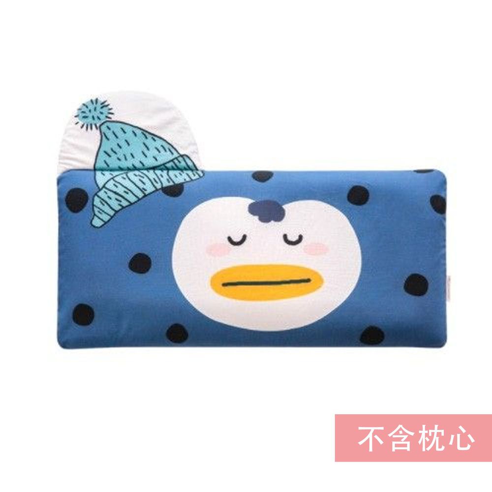 韓國 Bonitabebe - 枕套-三段式可調高兒童透氣枕用-晚安企鵝 (59*29公分)
