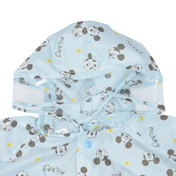 akachan honpo - 短斗篷式雨衣-迪士尼-淺藍色 (80~95cm)