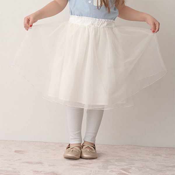 日本 Lycee mine - 搖曳可愛內搭褲紗裙-薄荷綠