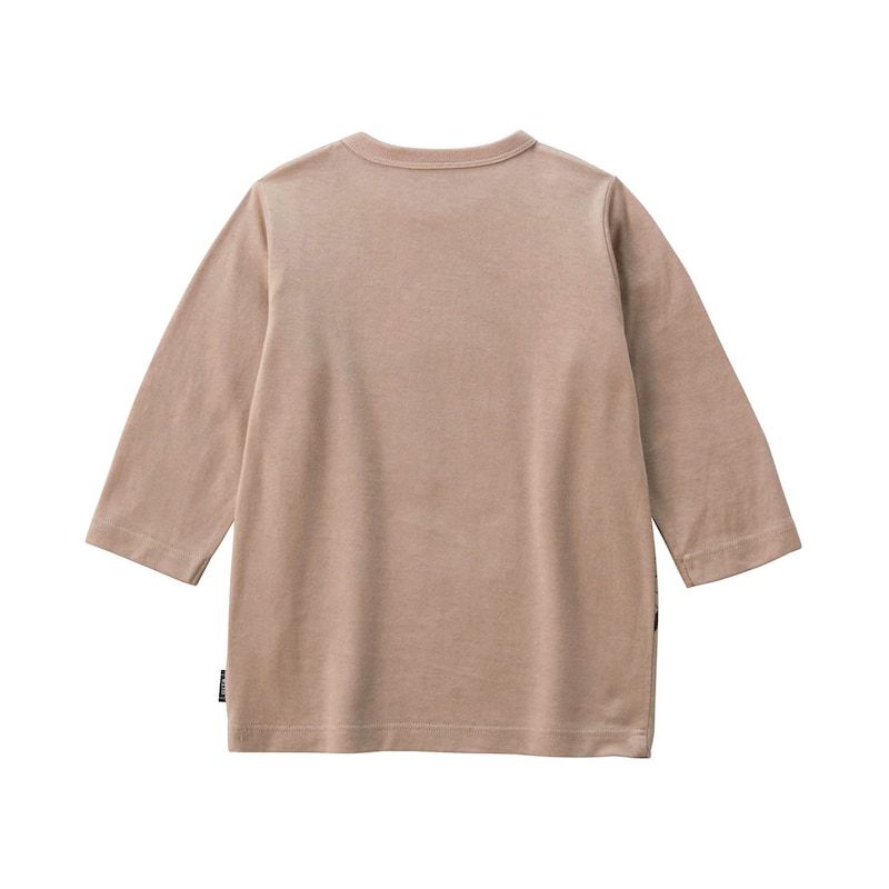 日本千趣會 - GITA 純棉印花七分袖上衣-海洋世界-灰藍