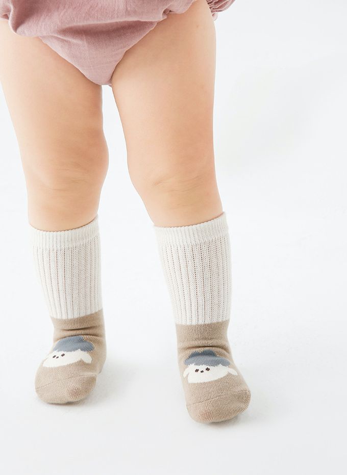 森林派對透氣長筒棉襪 (腳長 9cm 起)