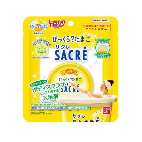 日本 BANDAI - 日本SACRE冰品沐浴鹽(限量)-3入(磨砂去角質兼泡澡)