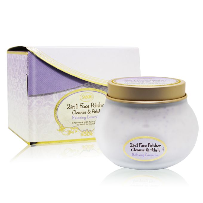 SABON - 二合一臉部純淨磨砂膏-薰衣草(200ml)-國際航空版