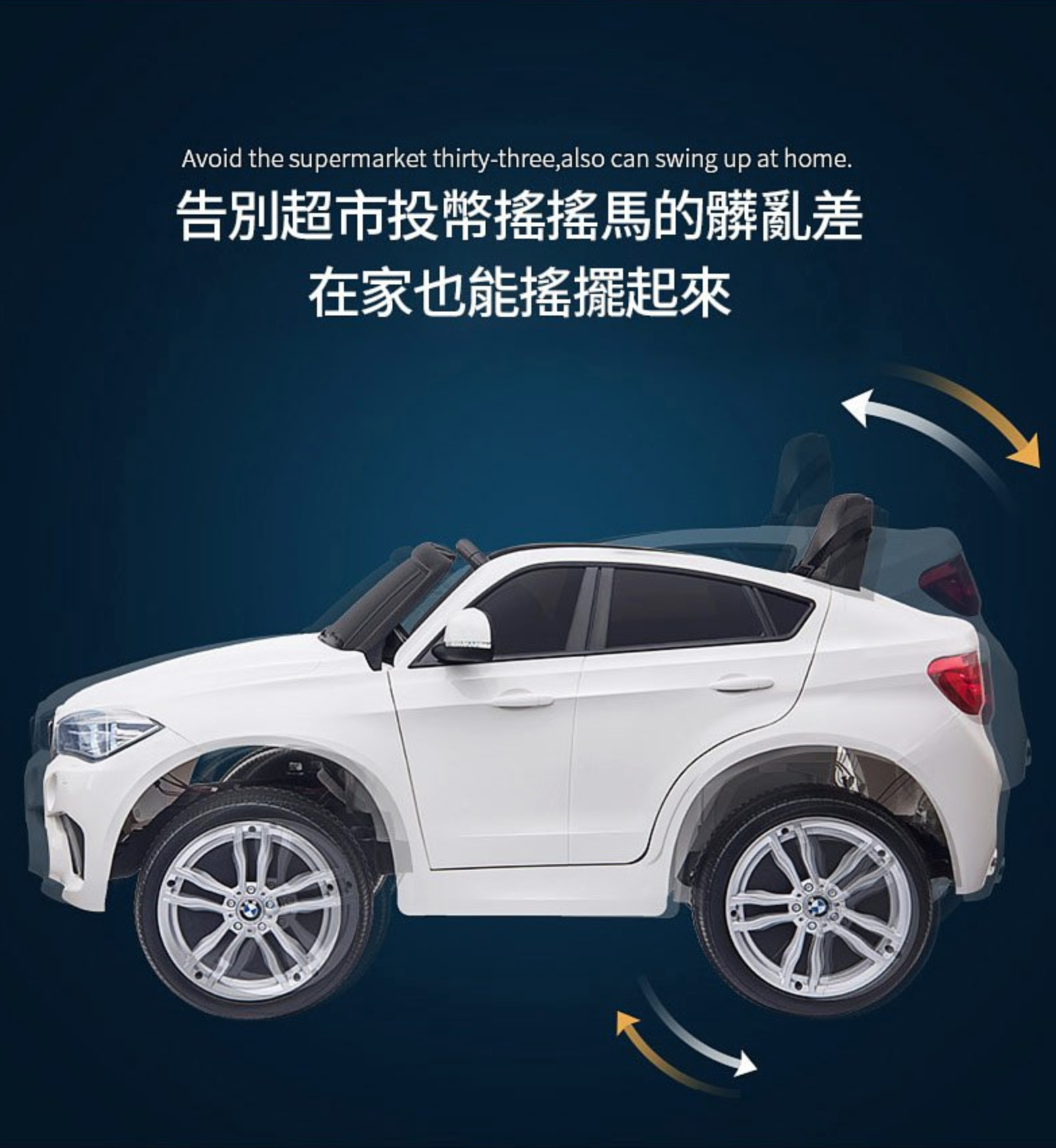 聰明媽咪兒童超跑 - BMW X6M 單人座 原廠授權 雙驅兒童電動車 (無搖擺/拉桿/輔助輪)-烤漆紅