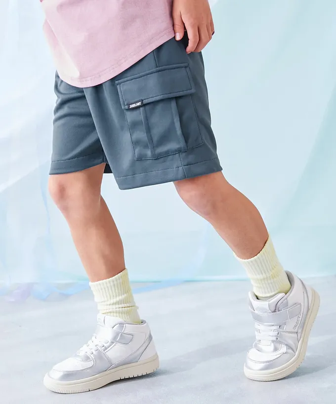 日本 devirock - 涼感速乾網眼 工裝口袋短褲-卡其棕