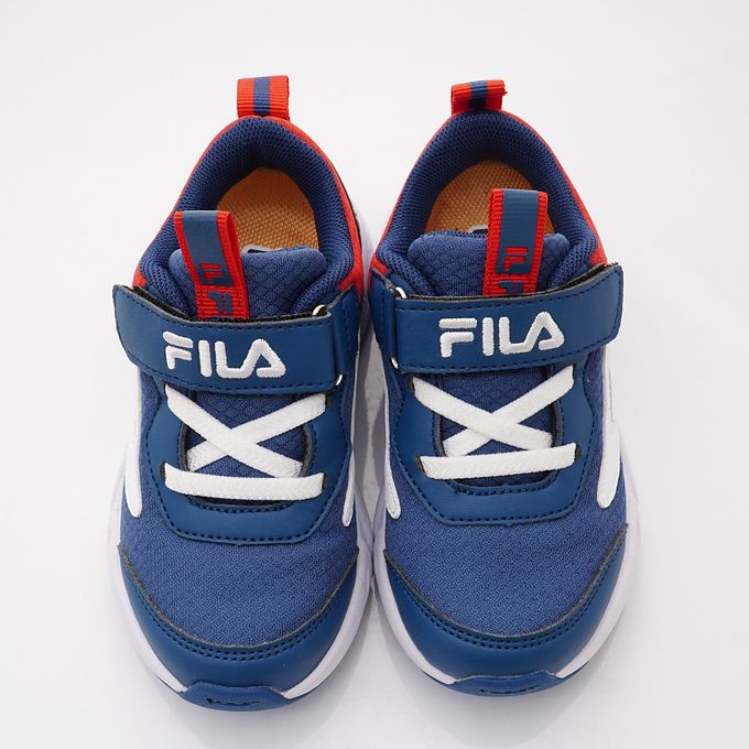 FILA - 流線慢跑運動鞋-2-J436X-321藍紅(中大童段)-運動鞋-藍紅