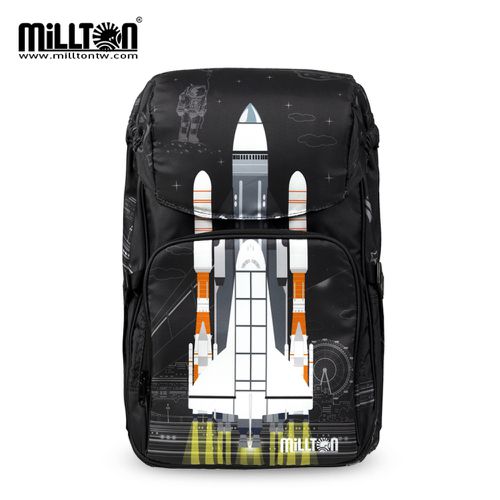 軍規雙軸護脊書包｜飛天火箭Space Shuttle｜24L 720g