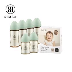 Simba 小獅王辛巴 - 新生兒蘊蜜鉑金口腔清潔組-新生適用-綠沐