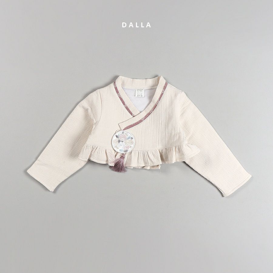 韓國 Dalla - (正韓製)復古風生活韓服-藕粉