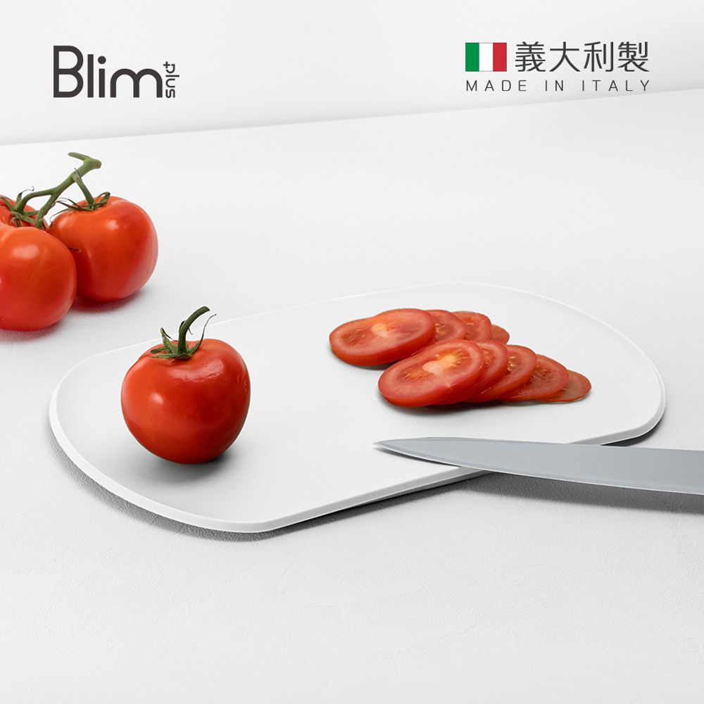 義大利Blim Plus - SKATEBOARD 防滑抗菌砧板-北極白