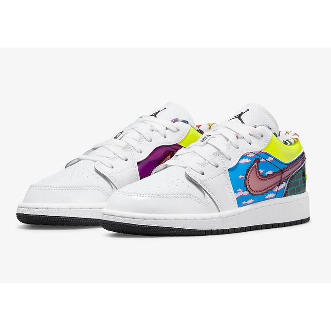 NIKE - AIR JORDAN 1 LOW (GS) 中大童 籃球鞋[DM8969114]
