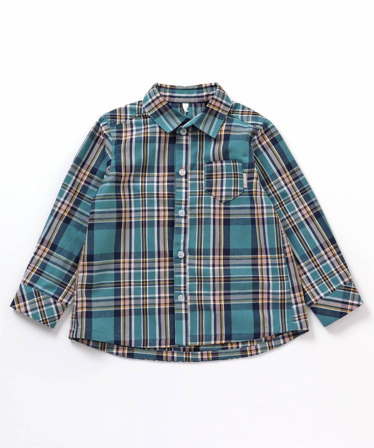 日本 BREEZE - [推薦]氣質系正式領長袖襯衫-素面-米白