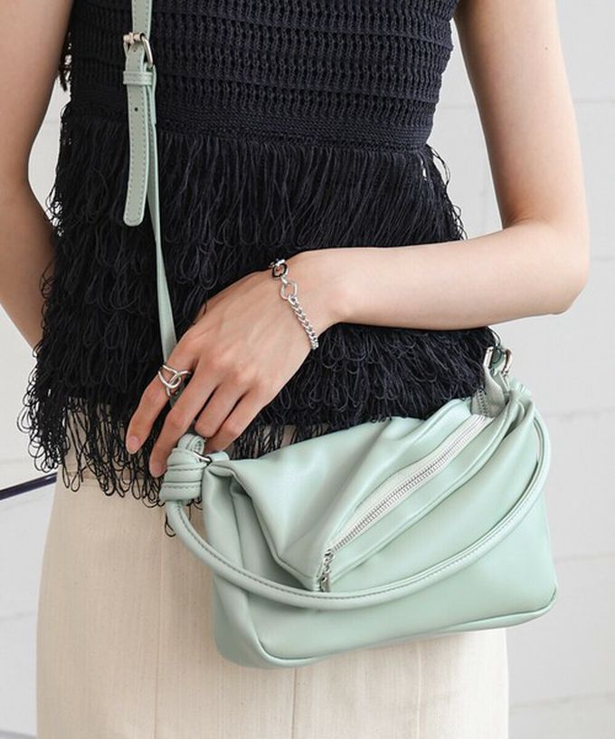 日本 Bab - 2way軟質拉鍊造型手提/側背包-經典黑