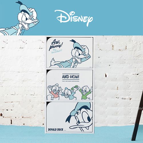 迪士尼 Disney【經典唐老鴨】三層收納櫃 三層三門櫃雙層櫃 收納櫃 木櫃 書櫃
