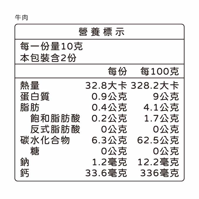 幼幼食堂 - 小米寶幼兒米餅 (牛肉)