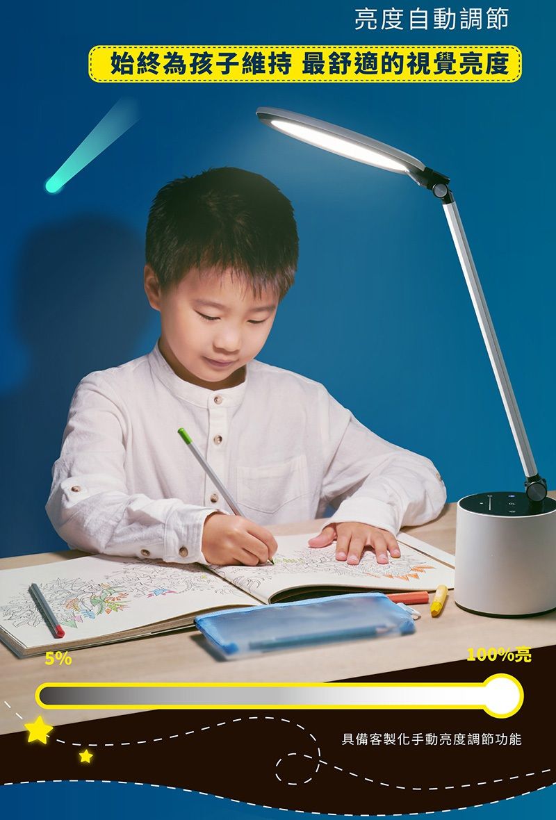 PHILIPS 飛利浦照明 - 品達66156 LED護眼檯燈  (PD044)-白色