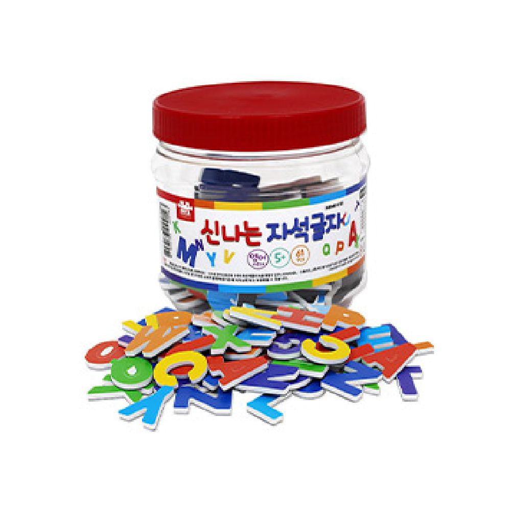 桶裝磁力貼遊戲組-英文字母 (61pcs)