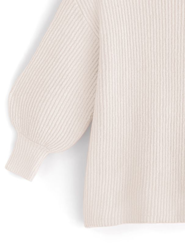 日本 GRL - 大圓領露肩針織短版洋裝-可可棕 (F)