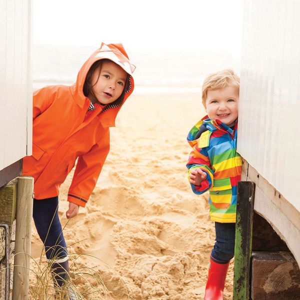 英國 JoJo Maman BeBe - 防風雨水手外套/雨衣-淘氣狐狸