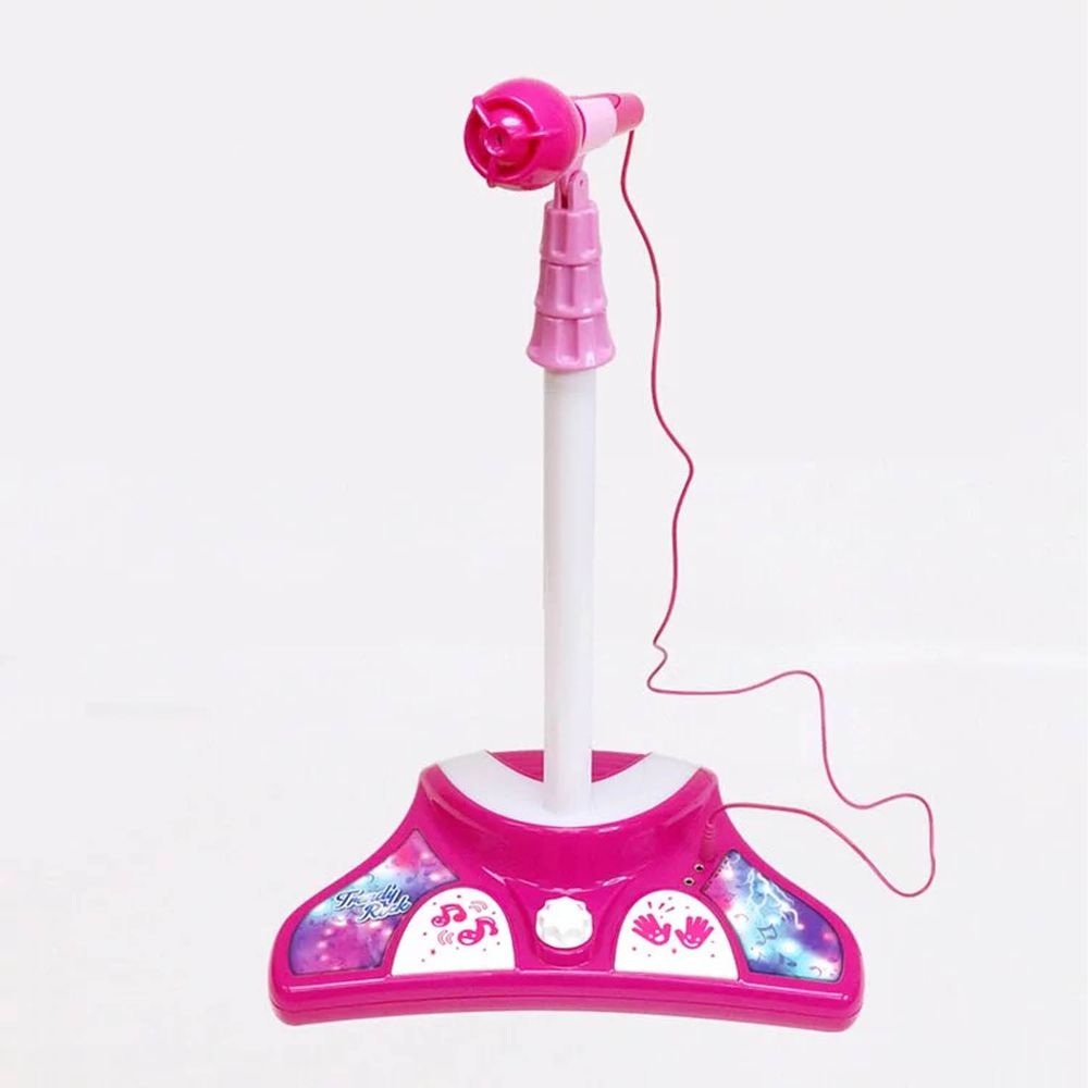 DJ Toys - MP3時尚搖滾站立式麥克風- 桃紅色