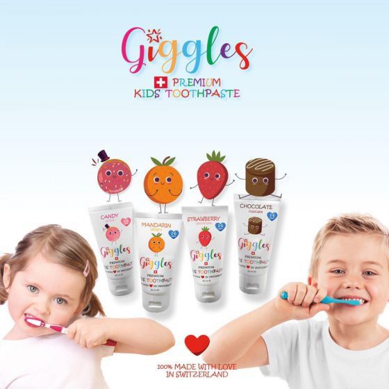 瑞士Giggles - 兒童牙膏（1-6歲）-草莓-氟含量 500ppm