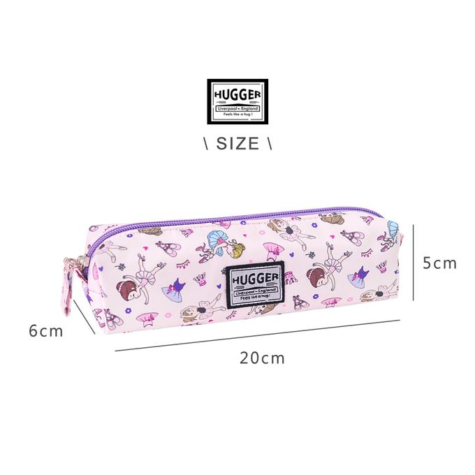 HUGGER - 筆袋/鉛筆盒-芭蕾舞-(兒童背包同款 大容量文具小物包)