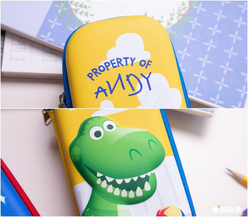 防水3D立體大容量鉛筆盒-卡通人物抱抱龍