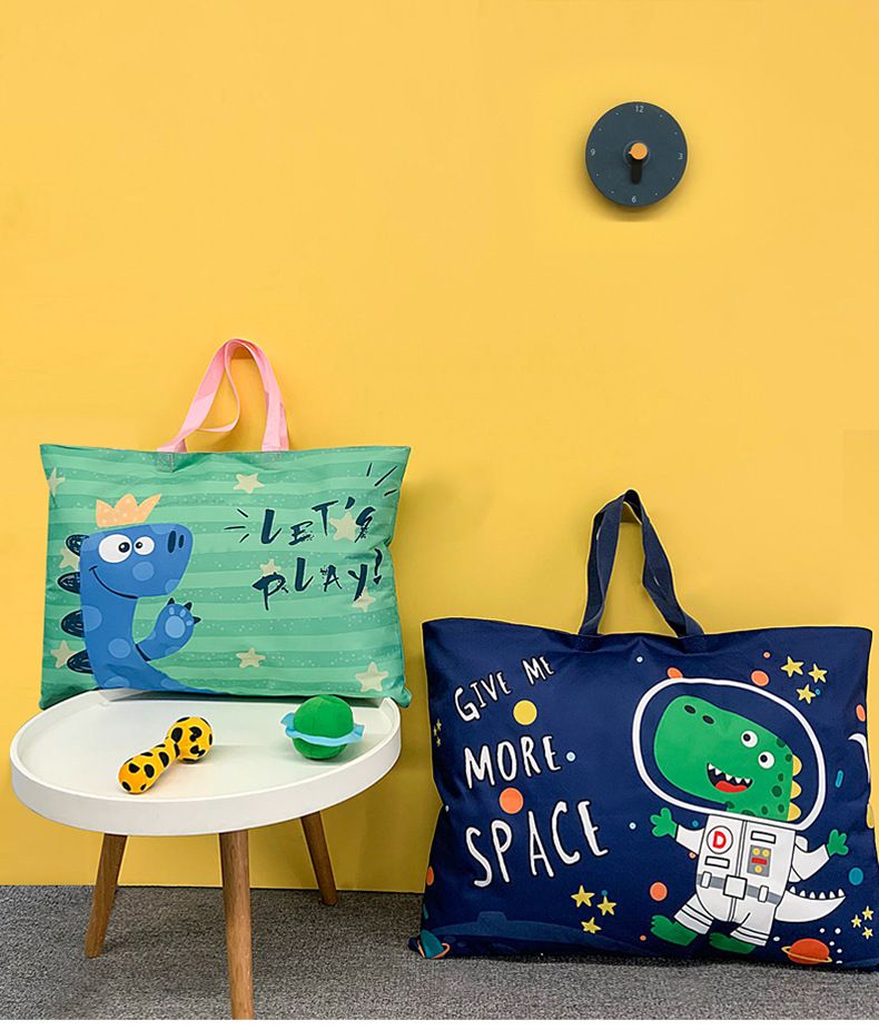 兒童睡袋收納袋-可愛兔子-薄荷綠