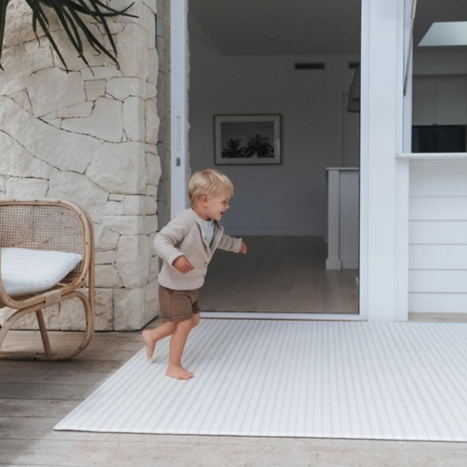 澳洲 Mikro Australia - 精緻美學地墊 - Aztec ivory 阿茲特克奶油-大 - 長200x寬140x厚1.5