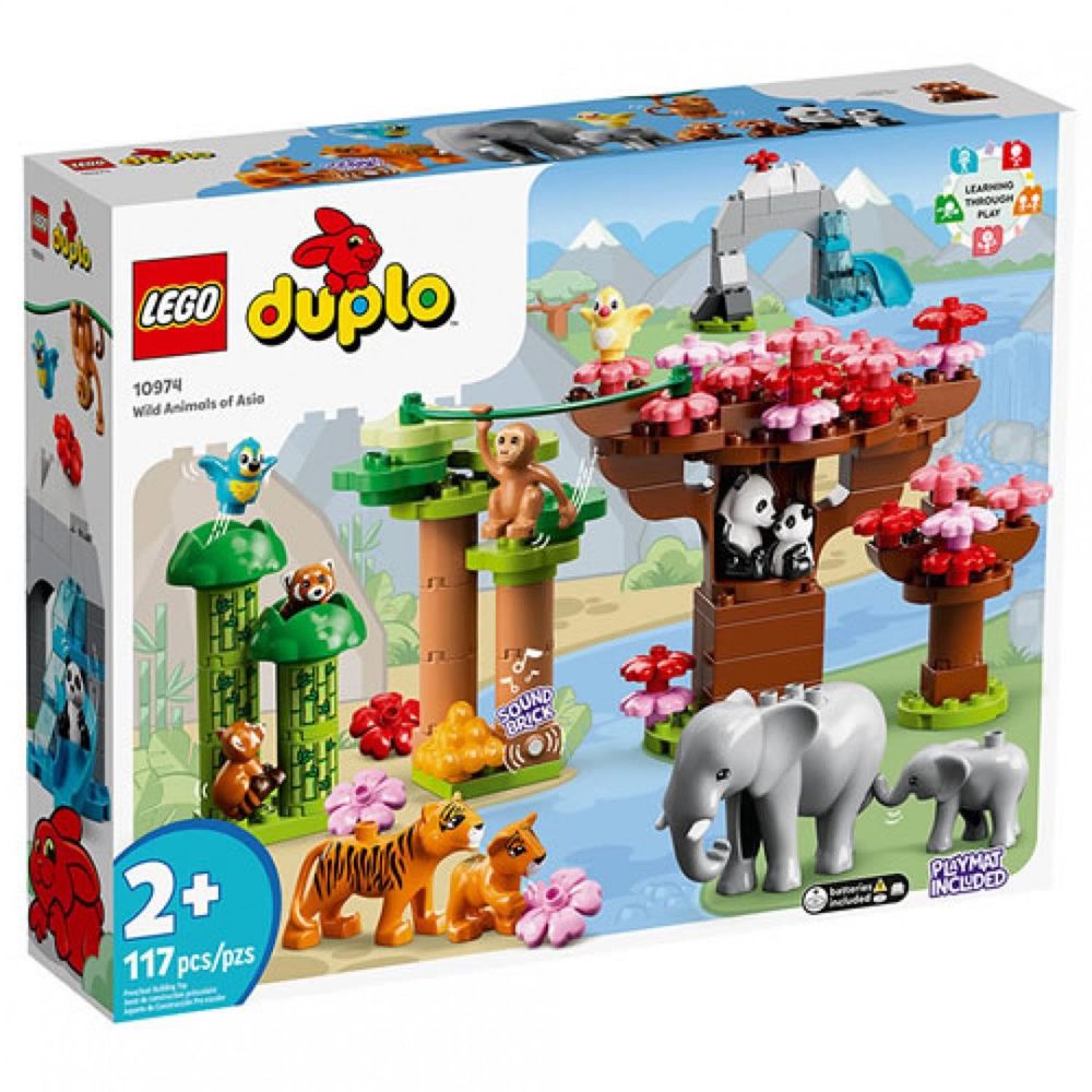 樂高 LEGO - 樂高積木 LEGO《 LT10974》Duplo 得寶系列 - 亞洲野生動物-117pcs